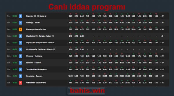 canlı iddaa programı
